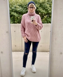 V by Very Roll Neck Chunky Knit Jumper Size 16