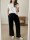 V by Very Wide leg pintuck joggers - Size 14