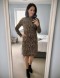 V by Very Zebra Print Shift Dress Size 14