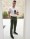 V by Very MAN Straight 5 Pocket Twill Trousers 32R